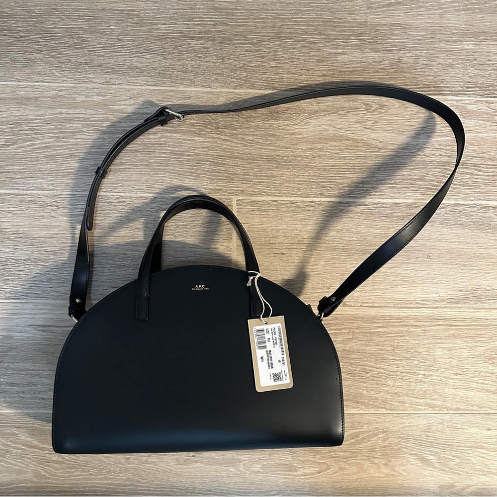 A.P.C. Black Crossbody Bag